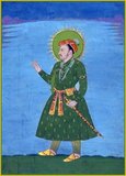 Jahangir (Hindi: नूरुद्दीन सलीम जहांगीर Urdu: سلیم جهانگیر نورالدینPersian: نورالدین سلیم جهانگیر) (full title: Al-Sultan al-'Azam wal Khaqan al-Mukarram, Khushru-i-Giti Panah, Abu'l-Fath Nur-ud-din Muhammad Jahangir Padshah Ghazi [Jannat-Makaani]) (20 September 1569 – 8 November 1627) was the ruler of the Mughal Empire from 1605 until his death in 1627.<br/><br/>

The name Jahangir is from Persian جهانگیر,meaning 'World Conqueror'. Nur-ud-din or Nur al-Din is an Arabic name which means 'Light of the Faith'.  Born as Prince Muhammad Salim, he was the third and eldest surviving son of Mogul Emperor Akbar. Akbar's twin sons, Hasan and Hussain, died in infancy. His mother was the Rajput Princess of Amber, Jodhabai (born Rajkumari Hira Kunwari, eldest daughter of Raja Bihar Mal or Bharmal, Raja of Amber, Rajasthan).<br/><br/>

Jahangir was a child of many prayers. It is said to be by the blessing of Shaikh Salim Chishti (one of the revered sages of his times) that Akbar's first surviving child, the future Jahangir, was born. The child was named Salim after the dervish and was affectionately addressed by Akbar as Sheikhu Baba.<br/><br/>

Jahangir was responsible for ending a century long struggle with the state of Mewar.The campaign against the Rajputs was pushed so extensively that the latter were made to submit and that too with a great loss of life and property.<br/><br/>

Jahangir died on the way back from Kashmir near Sarai Saadabad in 1627. His body was then transferred to Lahore to be buried in Shahdara Bagh, a suburb of Lahore, Punjab. He was succeeded by his third son, Prince Khurram who took the title of Shah Jahan. Jahangir's elegant mausoleum is located in the Shahdara locale of Lahore and is a popular tourist attraction in Lahore.