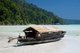 Thailand: A traditional Moken (Sea Gypsy) boat, Moken Village, Ko Surin Tai, Surin Islands Marine National Park